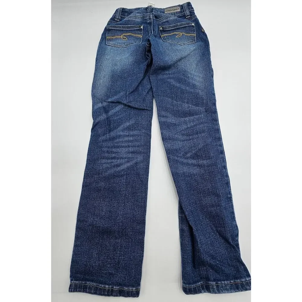 4 Pair Justice Girl's Size 8 Jeans/Jeggings